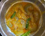A picture of step 2 of Chingri Bhaape.