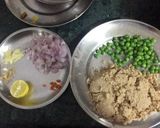 A picture of step 1 of Soyabean Keema Paratha.