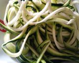 Foto del paso 1 de la receta: Pasta de calabacín al wok