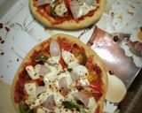 নো ওভেন নো ইস্ট চিকেন পিজ্জা (Chicken pizza recipe in bengali) রেসিপি ধাপ - 9 ছবি