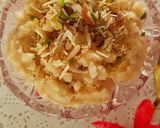 A picture of step 6 of Suji Halwa.