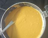 A picture of step 4 of Coconut Besan Burfi.