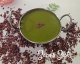 A picture of step 4 of Pudina Anardana Chutney/Mint and Dried Pomegranate Chutney.