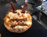 Une image de l'étape 5 de Diable de courge au parmesan,oignon de roscoff et tomates séchées.