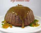 A picture of step 5 of Soya Granules Cake.