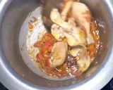 A picture of step 2 of Eid Special Green Chicken Karahi.