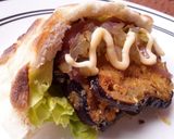 Foto del paso 6 de la receta: Sándwich🥪 de berenjenas🍆 empanizadas en pan turco🍞