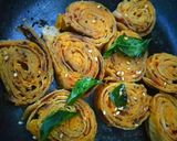 लेफ्टओवर पराठा से पात्रा (paratha patra recipe in hindi) रेसिपी चरण 4 फोटो