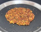 A picture of step 8 of Cheesy Moong Dal Paneer & Veggie Savoury Pancakes 🥞 | Healthy Lunch Box & Tiffin Recipe.