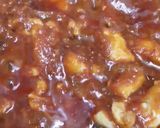 Gambar langkah 3 resipi Sambal Terung Ayam.
