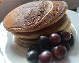 Foto del paso 9 de la receta: Pancakes/Panquecas🥞 vegan@s🧇 de banano/plátano🍌🍇😋