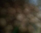 A picture of step 2 of Chickpeas in besan coconut gravy.