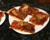 Foto del paso 2 de la receta: Pizza sabrosa dos quesos