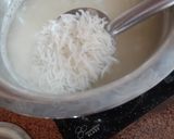 A picture of step 1 of Curd Rice.