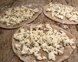 A picture of step 9 of Sourdough Akkawi Manoushe.