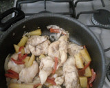 Foto del paso 6 de la receta: Pollo con pimiento y piña