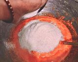 रोज़ फ्लेवर कोकोनट लड्डू रेसिपी चरण 3 फोटो