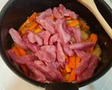 Foto del paso 3 de la receta Tiras de solomillo de cerdo guisadas con verduras