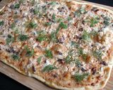 A picture of step 5 of Anchovy Flammkuchen.