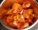 A picture of step 1 of Tomato dosa.