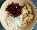 A picture of step 1 of Beetroot sabudana appe.