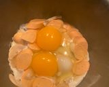 รูปขั้นตอนการทำที่ 1 ของ Veggie Sausage with Eggs Salad (Non-Oil)