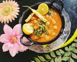 A picture of step 13 of Chana masala/chole masala.