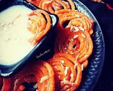 A picture of step 4 of Instant jalebi rabari.