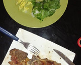 Foto del paso 3 de la receta: Bife de aguja con verdura con salsa agridulce de miel y oliva