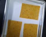 A picture of step 2 of Baked khakhra sandwich with almond milkshake.