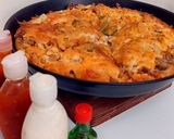 عکس مرحله 8 از دستور پیتزا قارچ و گوشت🍕