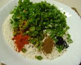 A picture of step 1 of Spring Onion Paratha.