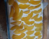 A picture of step 2 of Peach and Lime Carlota.