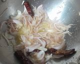A picture of step 2 of Kerala style pulav.