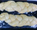 A picture of step 5 of Golden plaits.