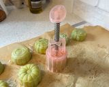 A picture of step 4 of Matcha Cream Cheese & Cranberry Snow Skin Mooncakes | 抹茶起司蔓越莓冰皮月餅.