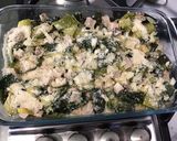 Une image de l'étape 13 de Gratin de poireaux au porc et parmesan.