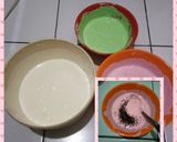 Foto langkah ke 4 dari resep Bolu Kukus Semangka Mekar, Lembut Tanpa Soda 😁😙😋.