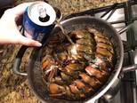 Lobster hấp beer và mayonnaise sauce bước làm 1 hình