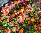 A picture of step 6 of Veg sabzi.
