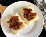 A picture of step 7 of Eggs Kejriwal.