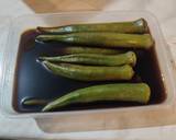 Okra Ohitashi () recipe step 3 photo