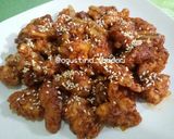 Foto langkah ke 10 dari resep 155. Dakgangjeong (ayam goreng saus pedas manis ala Korea).