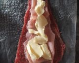 Foto del paso 3 de la receta: Milanesa de carne rellena de jamón y queso😋