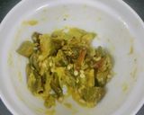 A picture of step 3 of Parwal Bharta.