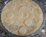 Foto del paso 3 de la receta: Quiche al microondas de calabacín – tomate y aceitunas