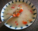 Foto del paso 6 de la receta: Sopa de carne picada con yogur griego