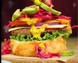 A picture of step 16 of Rajma Kebab Sandwich￼.