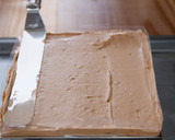 A picture of step 15 of Raspberry Chocolate Mousse Cake.