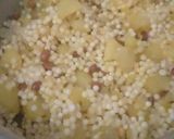 A picture of step 3 of Sabudana khichdi.